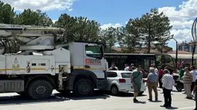 Elazığ'da beton pompa aracının çarptığı yaşlı adam hayatını kaybetti