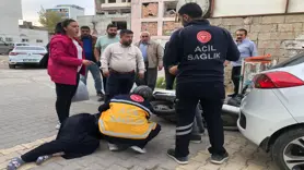 Otomobil ile motosiklet çarpıştı: 2 yaralı