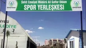 Kaymakam Bilgin, Ali Gaffar Okkan Spor Yerleşkesi olarak devam dedi 