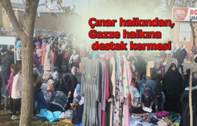 Çınar halkından Gazze kermesi 