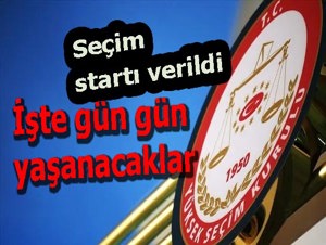 Yerel seçim startı verildi, 31 Mart'a doğru gün gün ne olacak?