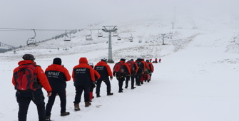 Kahramanmaraş kayak merkezinde 