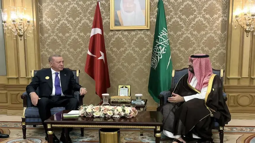 Cumhurbaşkanı Erdoğan, Suudi Arabistan Veliaht Prensi Muhammed Bin Selman ile görüştü