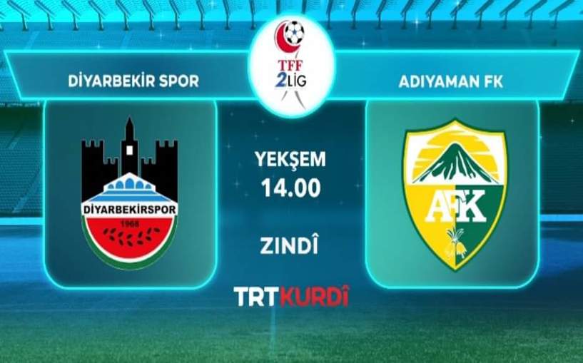 2.lig'de 2.yarı heyecanı TRT Kurdi'de başlıyor