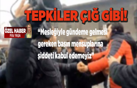 Gazeteciye çirkin saldırı