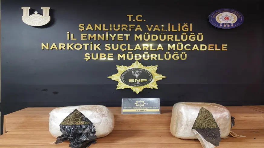 Şanlıurfa'da uyuşturucuya 2 gözaltı