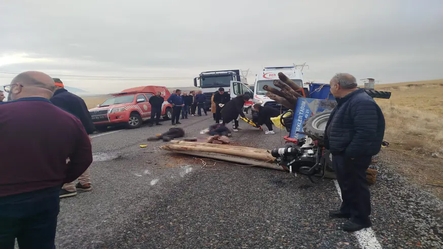 Malatya'da tır ile çapa motoru çarpıştı: 1 ölü, 2 ağır yaralı