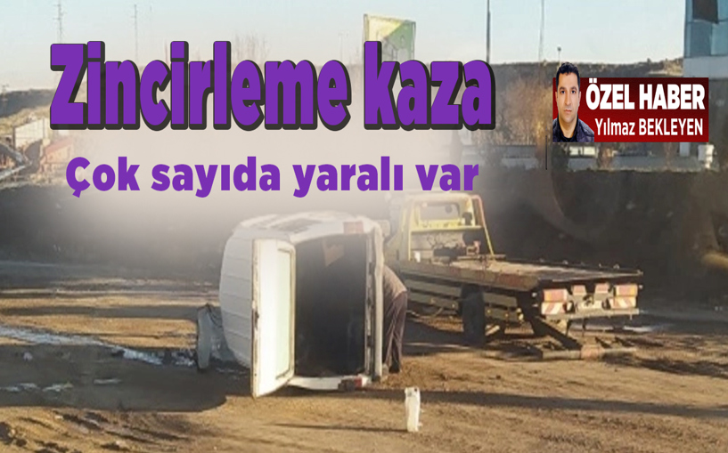 Zincirleme kaza; çok sayıda yaralı var 