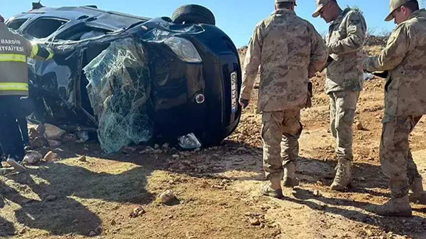 Mardin’de otomobil takla attı: 3 ölü, 5 yaralı