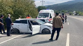 Malatya'da kontrolden çıkan otomobil takla attı: 2 yaralı