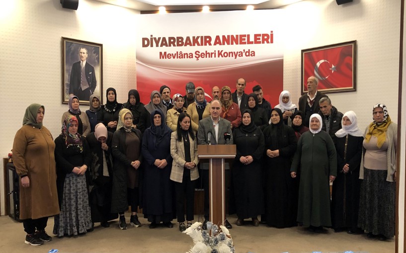 Diyarbakır'dan, Konya'ya teröre lanet