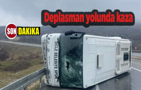 Son Dakika! Dicle Belediyespor kaza geçirdi