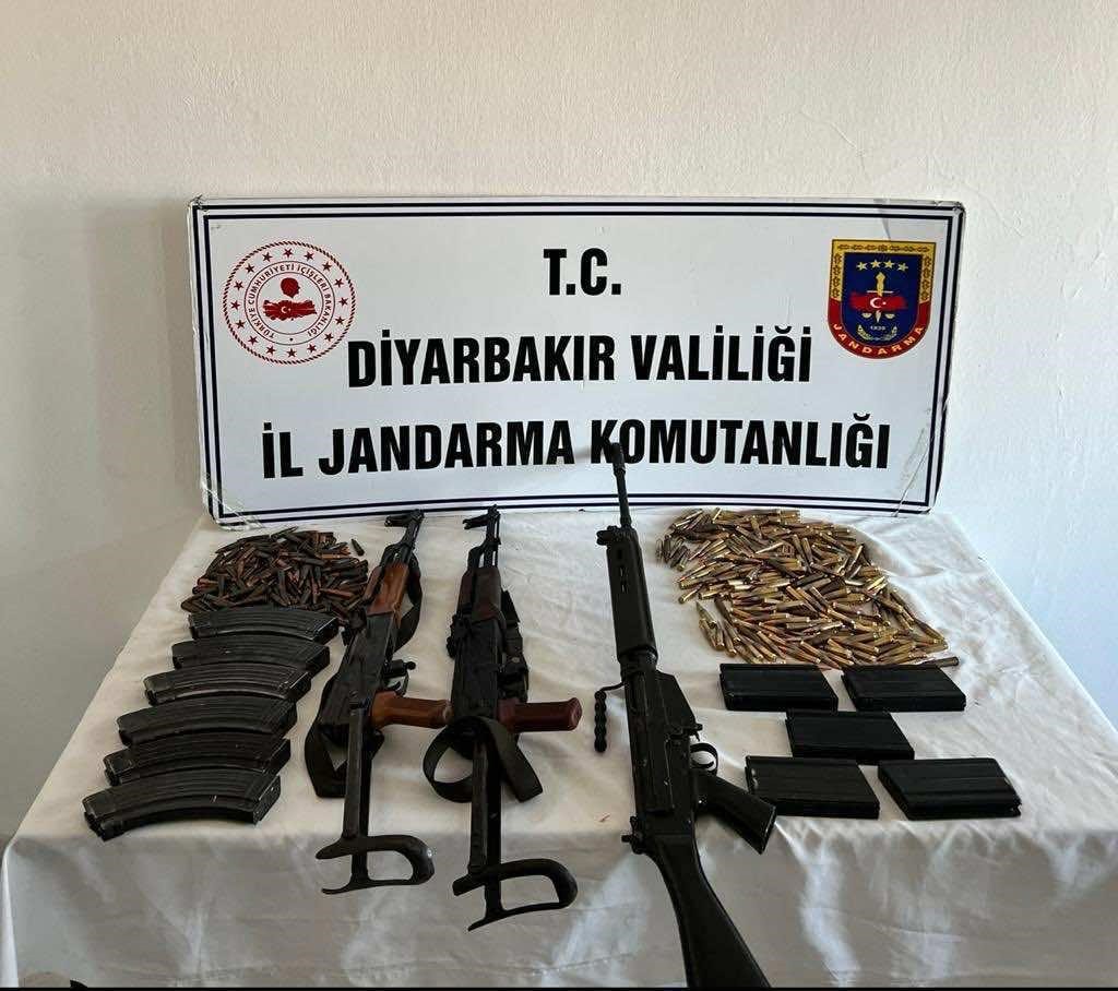 Diyarbakır’da ruhsatsız silah operasyonu