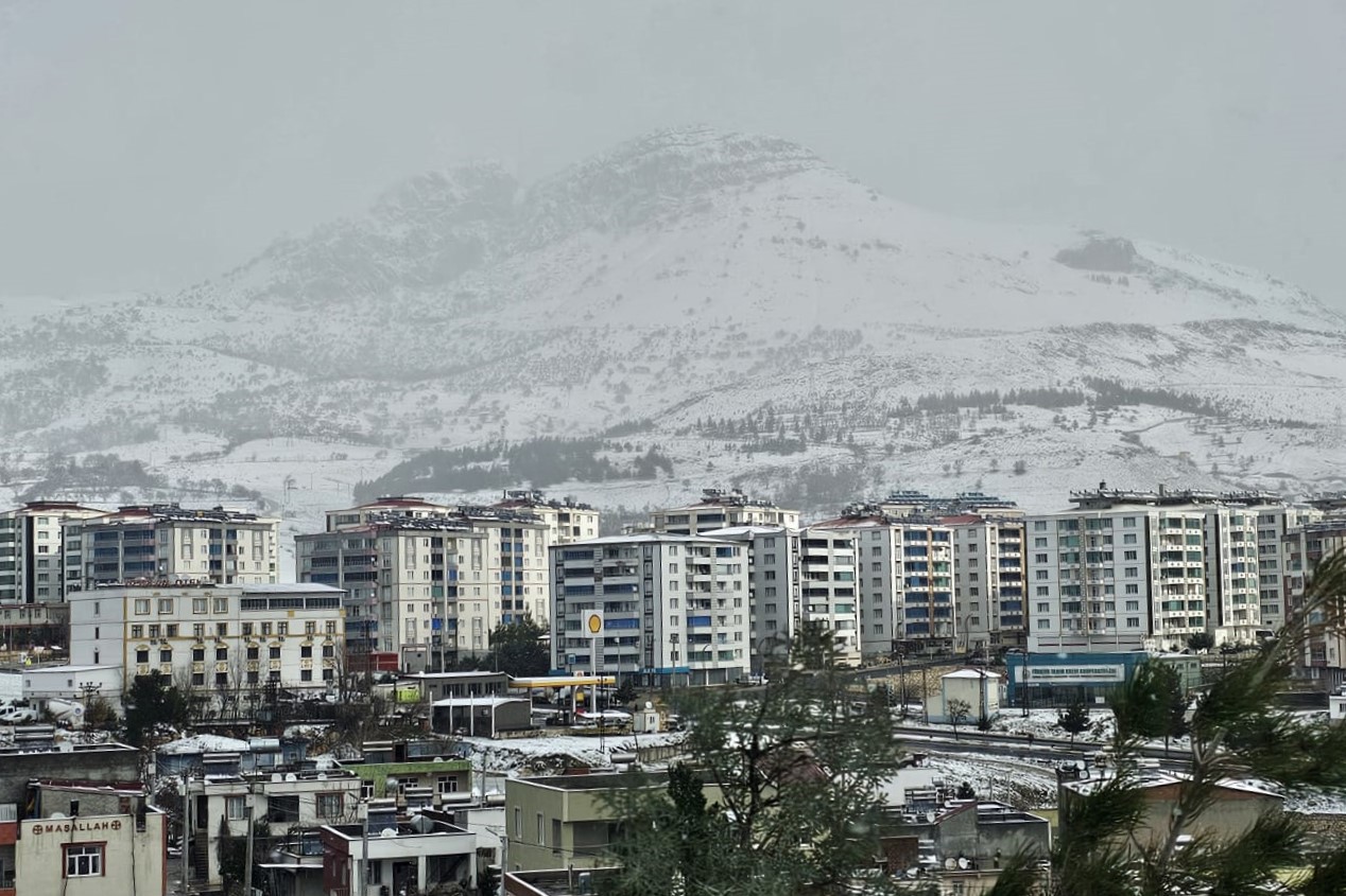 Diyarbakır'ın İlçeleri bembeyaz