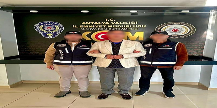 Kırmızı bültenle aranan yabancı uyruklu Alanya'da çıktı