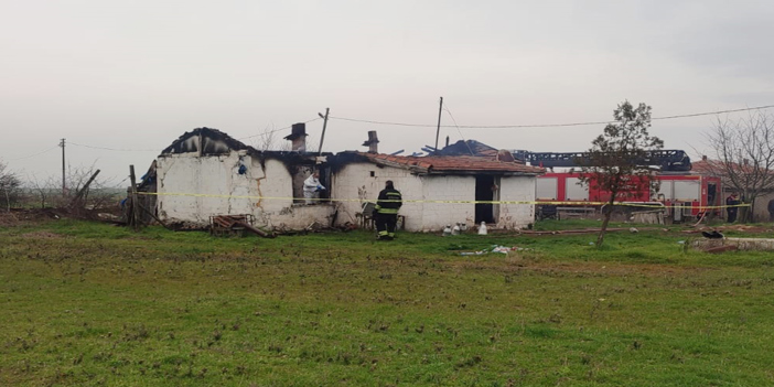 Tekirdağ'da müstakil evde çıkan yangında bir kişi öldü