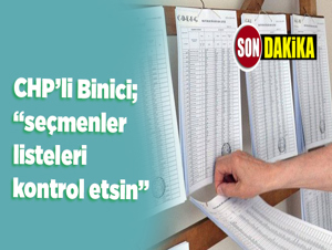 CHP'den çağrı 