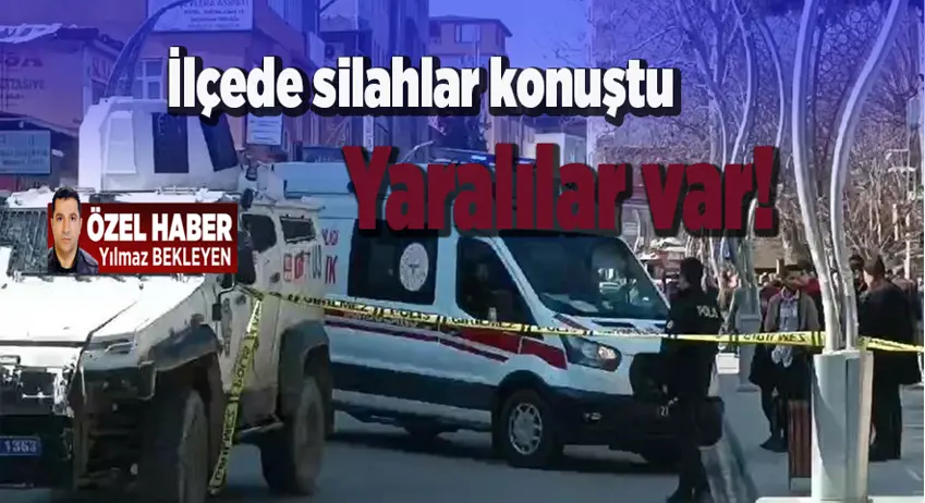 Silvan'da silahlı kavga, yaralılar var