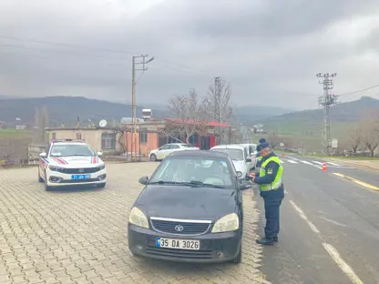 Diyarbakır'da emniyet kemeri kontrolü