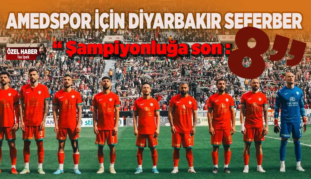 Bir şehrin hayalleri Amedspor'un elinde