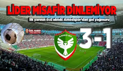 Gol gol gol!  Lider Amedspor ikinci yarıda coştukça coştu; rakip ne yapacağını bilmiyor