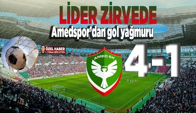 Lider misafir dinlemedi! 3 Puan Amedspor’un