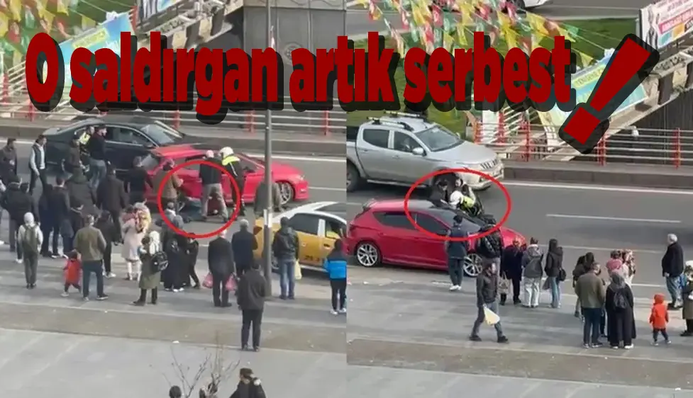 Önce polise çarptı sonra tartıştı sonra da kaçtı! O saldırgan bugün serbest bırakıldı