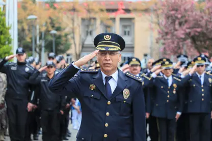 Türk Polis Teşkilatının 179.yılında Anıtpark’ta çelenk takdimi yapıldı