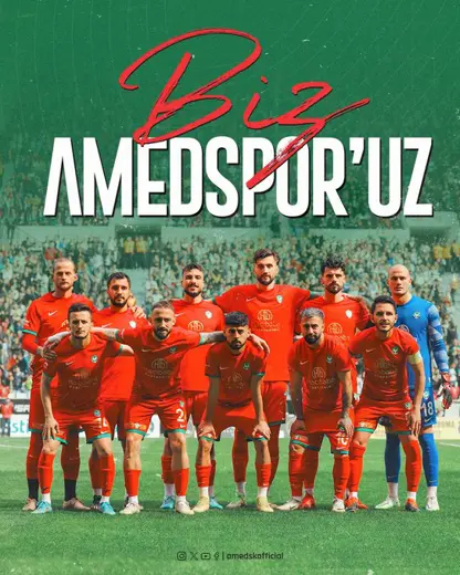 Amedspor'un ilk 11'i belli oldu