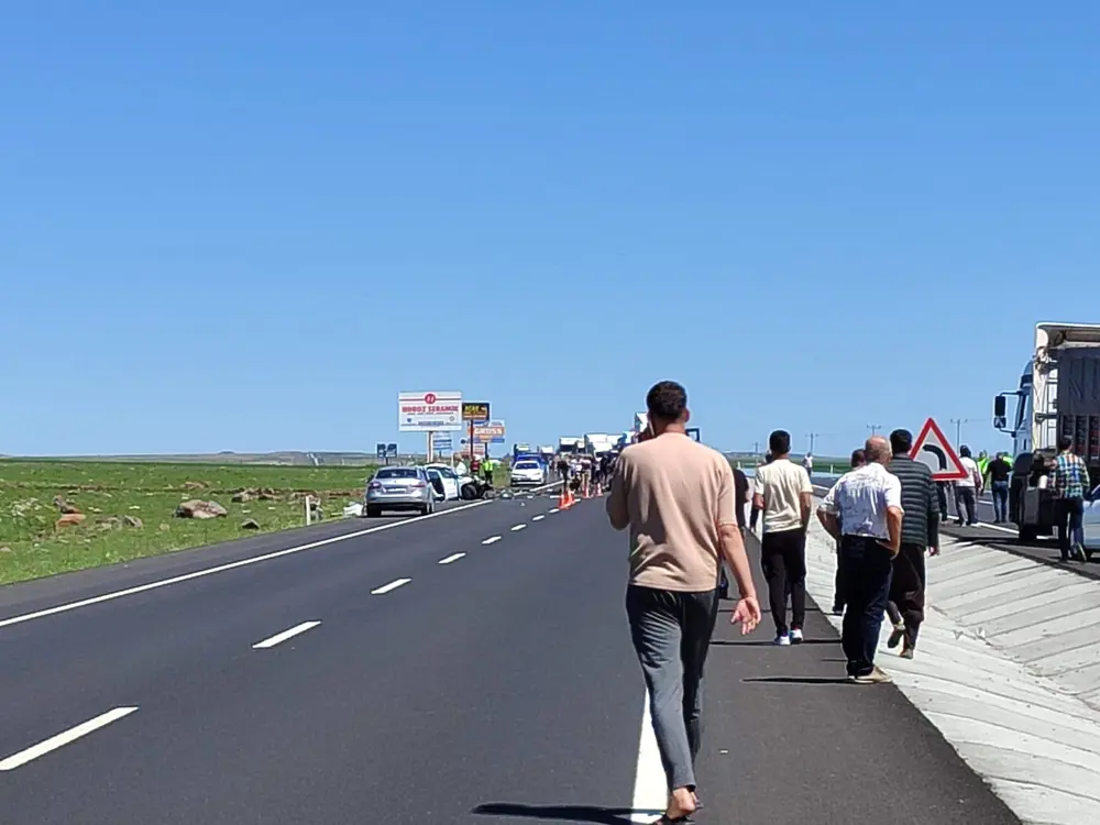 Siverek Karayolundaki kazanın acı bilançosu belli oldu; 2 ölü, 6 yaralı(2)