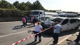 Kontrolden çıkan araç takla attı: 1 ölü, 1 yaralı