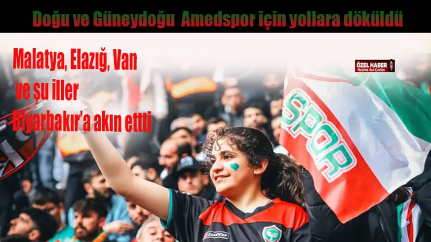  Doğu ve Güneydoğu, Amedspor için yollara döküldü