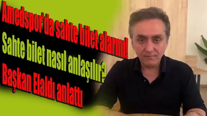 Amedspor’da maç öncesi sahte bilet telaşı; taraftar gerçek ve sahte bileti nasıl ayırt edecek?