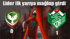 İlk yarı Amedspor 0- Iğdır F.K 1