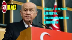 Bahçeli: DEM Parti kapatılsın, dokunulmazlıkları kaldırılsın