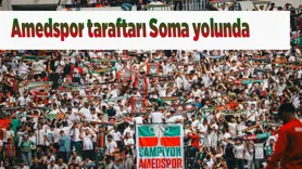 Amedspor taraftarı Soma yolunda