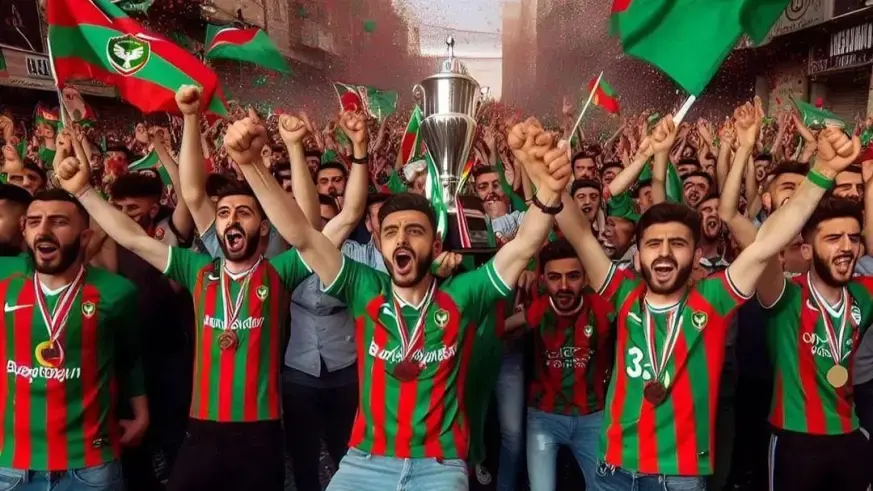 VİDEO- Şampiyon Amedspor'a dört bir yandan kutlama