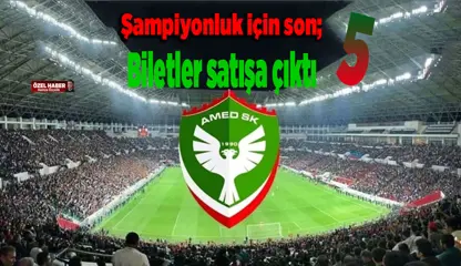 Lider Amedspor'un biletleri satışa çıktı