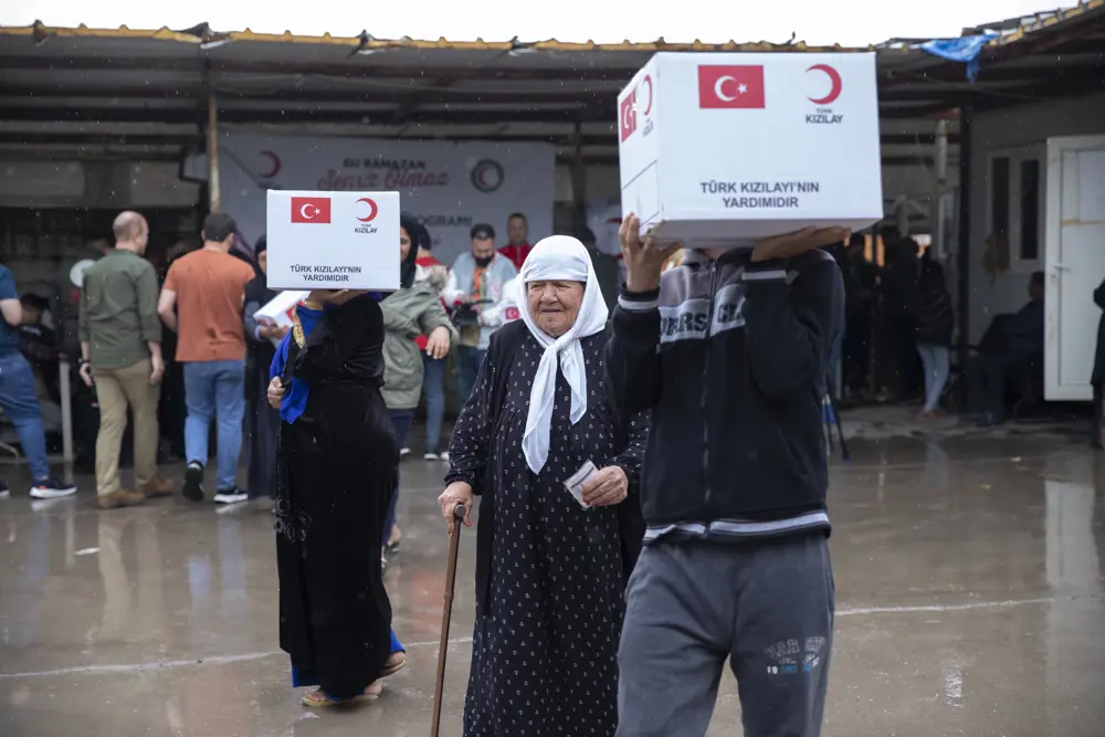 Türk Kızılay'ı Erbil'i unutmadı