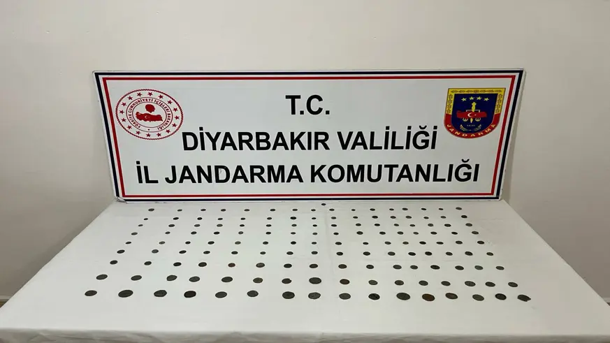 Diyarbakır’da 145 adet sikke yakalandı