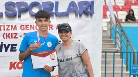 Spor Lisesi öğrencisinden atletizmde gururlandıran başarı