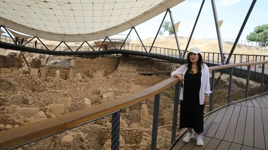 Türkan Şoray Göbeklitepe'de