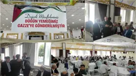 Batmanlı damat düğün yemeğinin masrafını Gazze'ye bağışladı