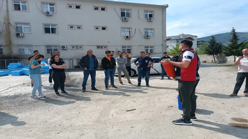 Diyarbakır İtfaiyesinden yangın eğitimi