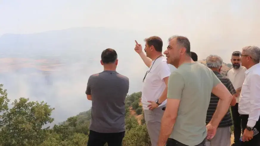 Manisa’daki yangında 5 bin dönümlük alan küle döndü