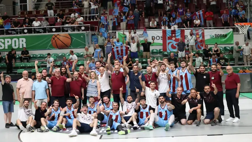 Trabzonspor Basketbol A Takımı, bölgesel ligde şampiyon oldu