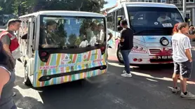 Adalar'da minibüs karşıtı eylemler sürüyor