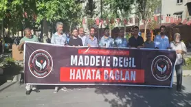  Adıyaman’da ‘Maddeye değil hayata bağlan’ açıklaması