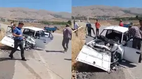 Elazığ’da trafik kazası: 3 yaralı