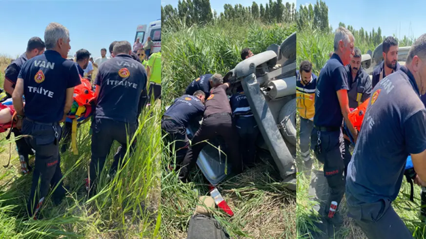 Van'da trafik kazası: 2 yaralı